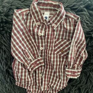 Baby Gap Boys Onesie with Collar